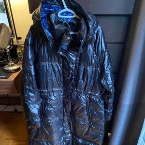 NWOT Gap Women Black Recycled Polyester Puffer Coat XXL